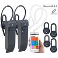Callstel, Callstel 2er-Set 2in1-Live-Übersetzer & In-Ear-Mono-Headset, Bluetooth, App