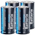 Pearl, Pearl Sparpack Alkaline-Batterien Baby 1,5V Typ C im 4er-Pack