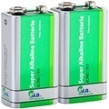 tka Köbele Akkutechnik, tka Köbele Akkutechnik Superlife 9V-Block Alkaline-Batterie, 2er Set