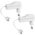 Apple, Apple Ladegerät für iPhone & iPod, Dock-Connector, Kabel ausziehbar, 2er-Set