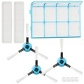 Sichler Exclusive, Ersatz-Filter, -Bürsten & -Düsen für Saug- & Wischroboter PCR-8900.app / Saugroboter