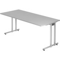 Hammerbacher, Hammerbacher Schreibtisch VNS 19/5 Lichtgrau 1.800 x 800 x 720 mm