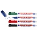 edding, Edding CD/DVD Marker E-8400 4-8400-4 Schwarz, Rot, Blau, Grün 0.5 mm, 1 mm 4 St./Pack.