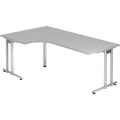Hammerbacher, Hammerbacher Schreibtisch Matrix Lichtgrau 2.000 x 1.200 x 720 mm