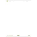 Ursus, Ursus GREEN Flipchart-Papier Recycelt 68 x 99cm 20 Blatt 80 g/m² Blank Weiß 5 Stück à 20 Blatt