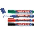 edding, Edding Whiteboardmarker edding 360 whiteboard marker Schwarz, Blau, Rot, Grün 4-360-4 4 St./Pack.