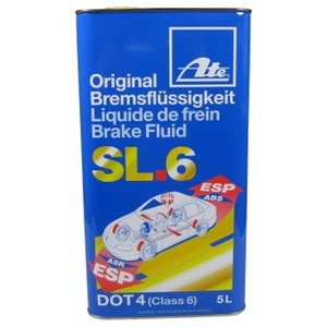 undefined, ATE Bremsflüssigkeit SL.6 DOT4 5 Liter Kanne, ATE, Fahrzeugflüssigkeiten, Bremsflüssigkeit SL.6 DOT4 Gebinde 5 L., AUTO & BIKE, 03.9901-6403.2 706403
