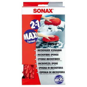 Sonax, Microfaser Schwamm, Sonax Waschschwamm Microfaser 2in1, 1 Stück