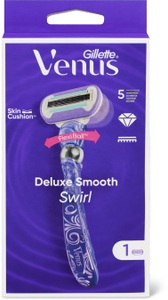 undefined, Rasierer Rasierer Deluxe Smooth Swirl Rasierer - 1 Rasierklinge  1.0 pieces, Gillette Venus Deluxe Smooth Swirl Rasierer