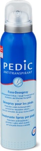Pedic, Pedic Antitranspirant Fuss-Deospray