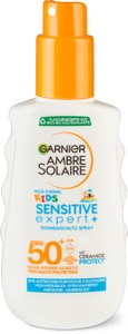 Garnier, Ambre Solaire - Kids Sensitive expert+ Sonnenschutz-Spray LSF 50+, Garnier Ambre Solaire Sonnenspray
