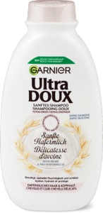 Ultra DOUX, Sanfte Hafermilch Shampoo, Mit Reiscreme Und Bio-hafermilch Damen 300ml, Garnier Ultra Doux Sanfte Hafermilch Shampoo