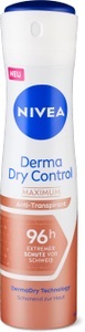 Nivea, Deo Derma Dry Control Maximum Spray Female Damen 150 ml, Nivea Derma Dry Control Deospray