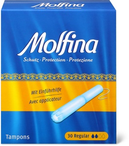Molfina, Molfina Tampons mit Einführhilfe, Molfina Tampons mit Einführhilfe