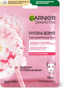 Garnier, Garnier Skin Active Garnier Skin Active Hydra Bomb Tuchmaske Sakura #familyCode($!item.productFamily) 28.0 g, GARNIER SkinActive Hydra Bomb Tuchmaske Sakura (28g)