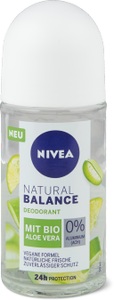 Nivea, Nivea Natural Balance Deo Roll On Mit Bio Aloe Vera (50ml), Nivea Natural Balance Deodorant Roll-On