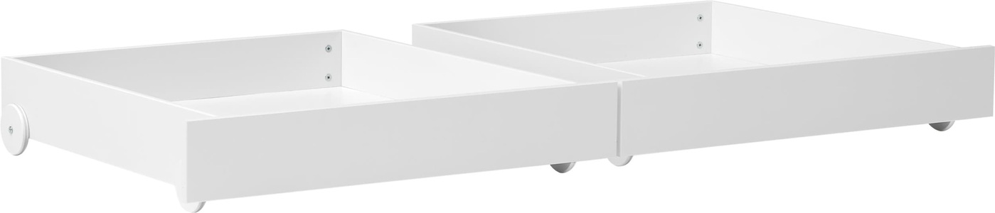 FLEXA, Bettschubladen 2er Set WHITE, Flexa, Bettschublade 2er Set WHITE / NOR