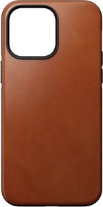 Nomad, Nomad - iPhone 14 Pro Max MagSafe Echtleder Hülle Rugged Case (NM01265085) - Hellbraun, Nomad Back Cover Modern Leather iPhone 14 Pro Max Hellbraun