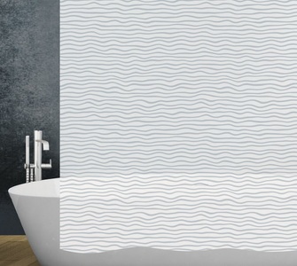 Diaqua, diaqua Duschvorhang Ribbon, Duschvorhang RIBBON weiss