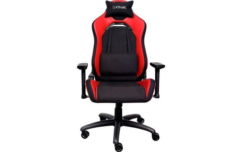 Trust, Trust GXT714 RUYA Gaming-Stuhl Schwarz/Rot, Trust GXT714 RUYA Gaming-Stuhl Schwarz/Rot