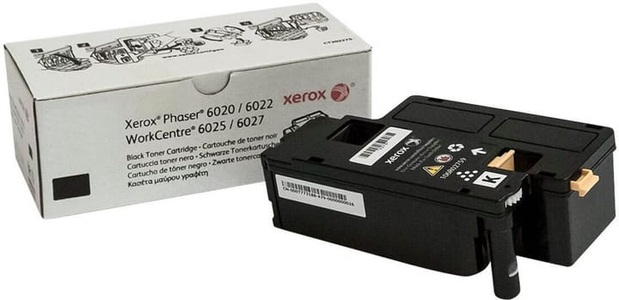 Xerox, Toner schwarz 106R02759, XEROX Tonerkassette schwarz 2.000 seiten passend für: Phaser 6020;Phaser 6020 BI;Phaser 6022;Phaser 6027;WC 6025;WC 6027;WorkCentre 6025;WorkCentre 6027