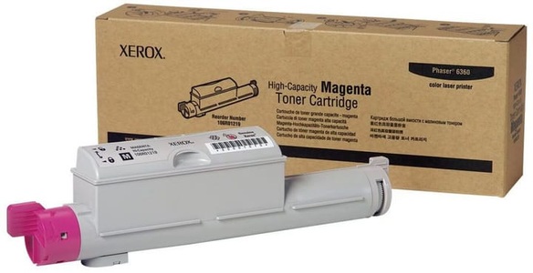 Xerox, Xerox HoCHleistungs-Tonerpatrone Magenta, Phaser 6360, Xerox Toner, rot, 106R01219, (12'000 Seiten)