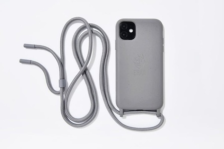 Etuui Handykette iPhone 12 / Pro Nature Mountain Grey Hülle