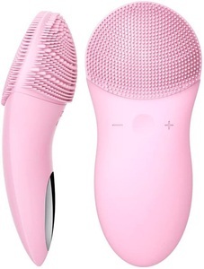 TOUCHBEAUTY, TOUCHBEAUTY Sonic Facial Cleanser - Gesichtspflegegerät (Silber), Ultraschall Gesichtsreiniger Silikon pink