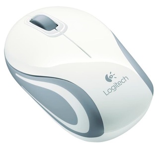 Logitech, Logitech M187 Wless Mini White - Maus, 