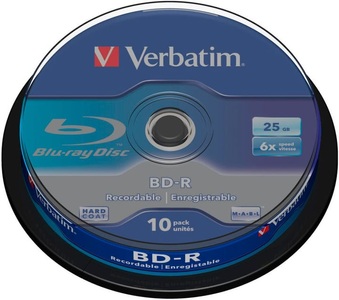 Verbatim, BD-R 25 GB, Blu-ray-Rohlinge, BD-R 25 GB, Blu-ray-Rohlinge