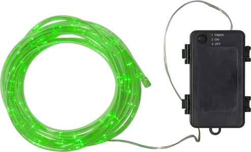 Best Season, LED-Lichtschlauch Tuby, batteriebetrieben, grün, STAR TRADING LED-Lichterkette TUBY