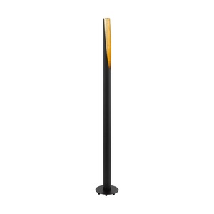 Eglo, LED-Stehlampe Barbotto in Schwarz/Gold, Eglo Lampada a stelo Barbotto