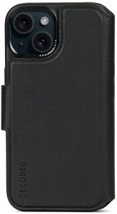 DECODED, Decoded Detachable MagSafe Leather Wallet - iPhone 15 / Schwarz Smartphone Hülle, 