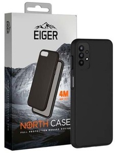 EIGER, Eiger - Samsung Galaxy A32 North Case Premium Hybrid Schutzhülle (EGCA00320) - Schwarz, 