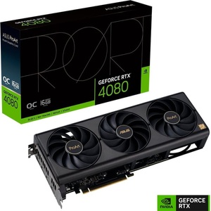 Asus, GeForce RTX 4080 SUPER PROART OC, Grafikkarte, ASUS ProArt GeForce RTX 4080 SUPER 16GB GDDR6X OC Edition - Grafikkarte