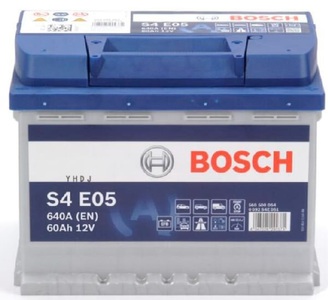 BOSCH - (Automotive Aftermarket), BOSCH - Batterie, BOSCH, Fahrzeugbatterie, EFB-Batterie Bosch 12V/60Ah/640A LxBxH 242x175x190mm/S:0, AUTO & BIKE, 0 092 S4E 051 S4 E05