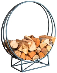 Esschert Design, Esschert Design Holzregal Rund, Eisen Regal, esschert design Kaminholzregal »Holzlager rund«
