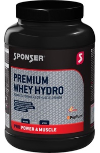 Sponser, Sponser Whey Hydro Multiproteinpulver, Sponser Whey Hydro Proteinpulver schwarz