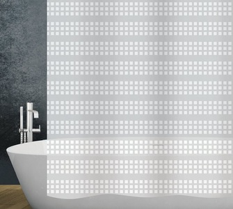 Diaqua, diaqua Duschvorhang Mosaik, Diaqua - Duschvorhang PEVA Mosaik, 180x200 cm, Multicolor