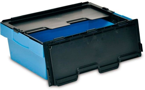 utz Schachtelbehälter NESCO 600x400x205 Blau Regal