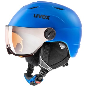 Uvex, Uvex Kinder Junior Visor Pro Visierhelm (Blau), 