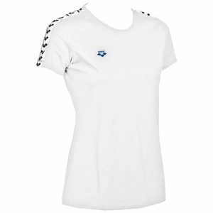 Arena 10, arena Team T-Shirt Damen white-white-black 2019 M Kurzarmshirts, Arena T-Shirt Team Damen Weiss, Grösse: M
