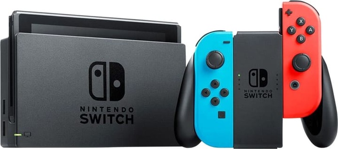 Nintendo, Switch, Spielkonsole, Nintendo Switch Neon Rot/Blau Nintendo Switch HW