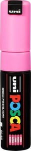 Pebeo, Pebeo Posca 8 mm, uni-ball Posca Marker, 8mm, rosa, Keilspitze, PC8K rosa