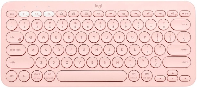 Logitech, LOGITECH K380 Multi-Device (Qwertz) Schweizerisch - Bluetooth Tastatur (Rose), Logitech Bluetooth-Tastatur K380 Multi-Device Rosa
