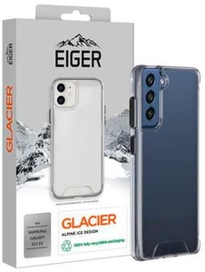 EIGER, Eiger - Samsung Galaxy S21 FE 5G Glacier Case Hybrid Schutzhülle (EGCA00318) - Transparent, Eiger Samsung Galaxy S21 FE 5G Hard-Cover Glacier (EGCA00318)