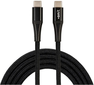onit USB 3.0; C - C; 1 m; Schwarz Kabel