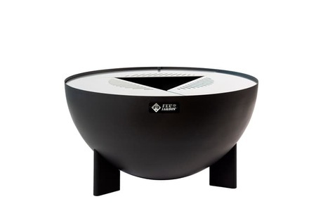 undefined, Feuerschale »FEU DU JARDIN Tria, Ø 9«, FEU DU JARDIN Feuerstelle Tria, Ø 98 cm, Schwarz