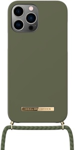 iDeal of Sweden, iDeal of Sweden - iPhone 13 Pro Max Necklace Case Hardcase Hülle Ordinary + Handykette (IDONCAW21-I2167-324) - Cool Khaki, 