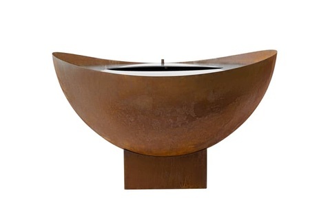 undefined, Feuerstelle »Feu du Jardin Wave rost«, FEU DU JARDIN Feuerstelle Wave, Ø 98 x 57 cm, Rostbraun